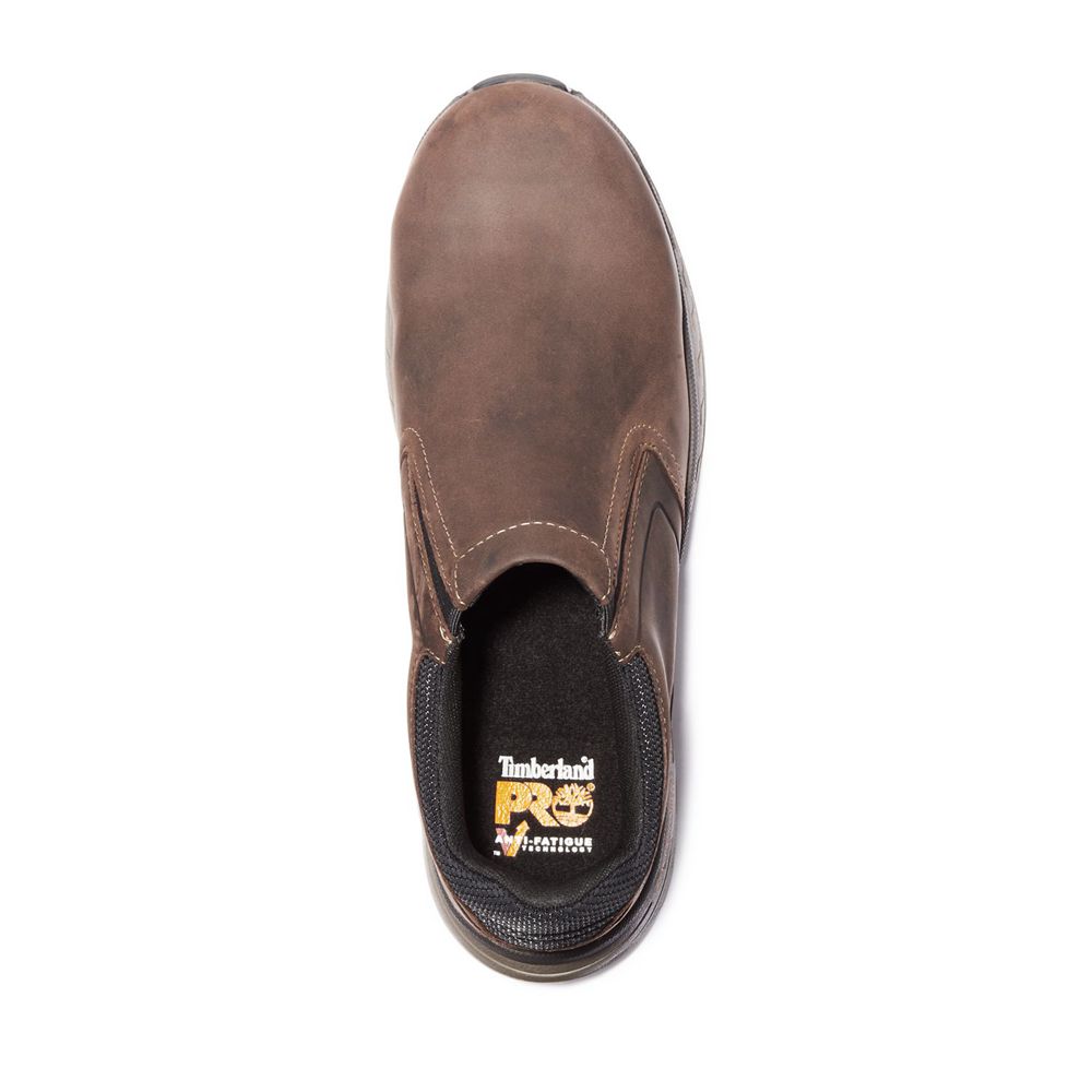 Calçado de Segurança Feminino - Timberland Pro® Drivetrain Comp Toe Slip-On - NLJUD6581 - Marrom